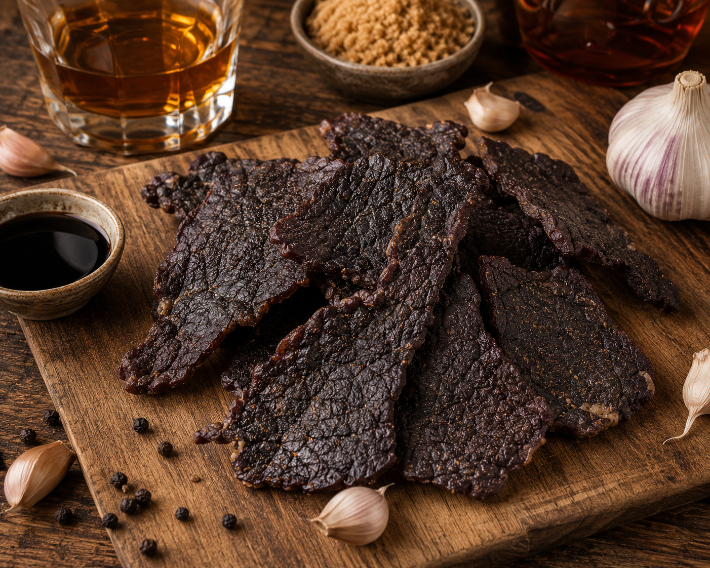 Bourbon Infused Beef Jerky