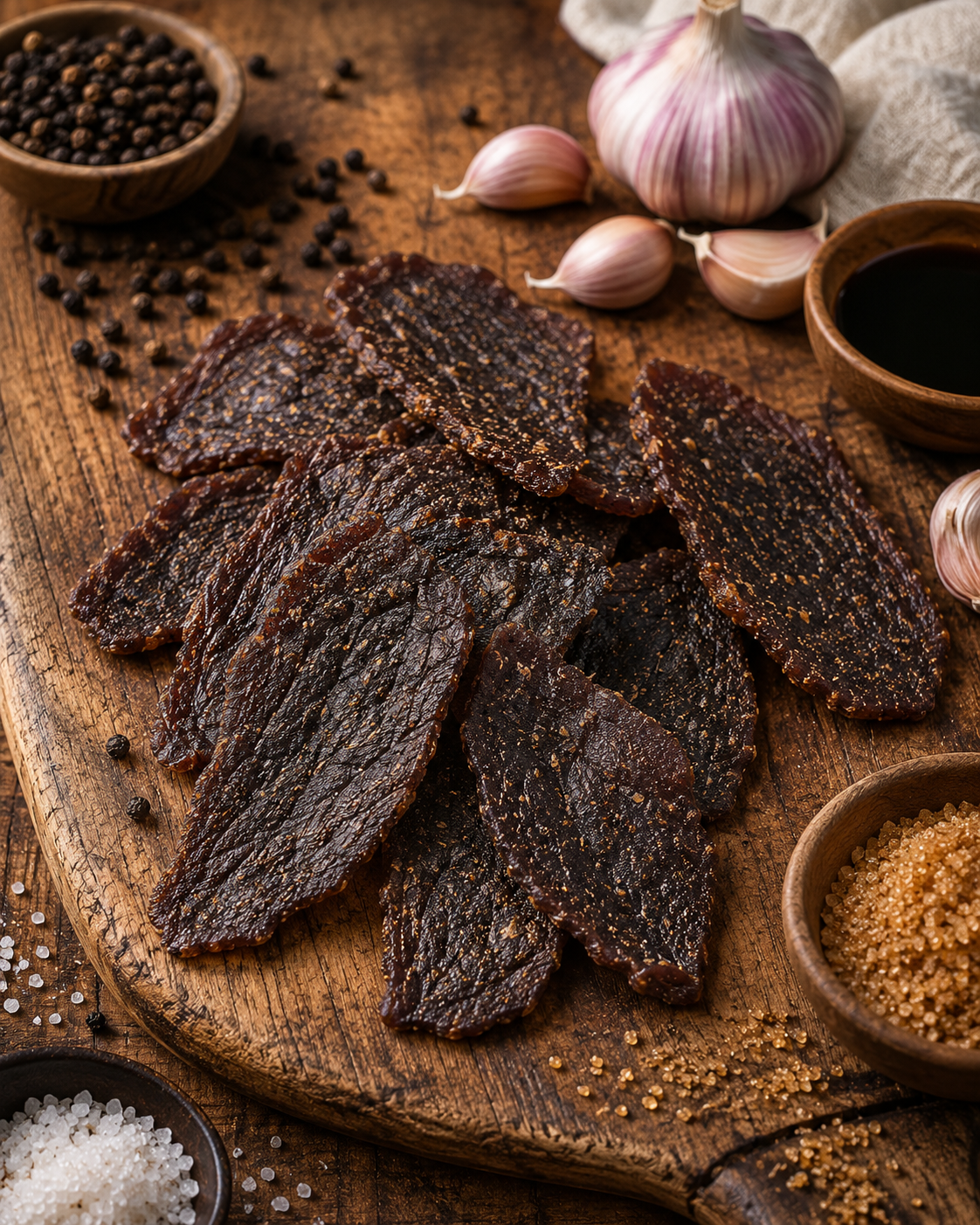 Garlic Pepper Beef Jerky