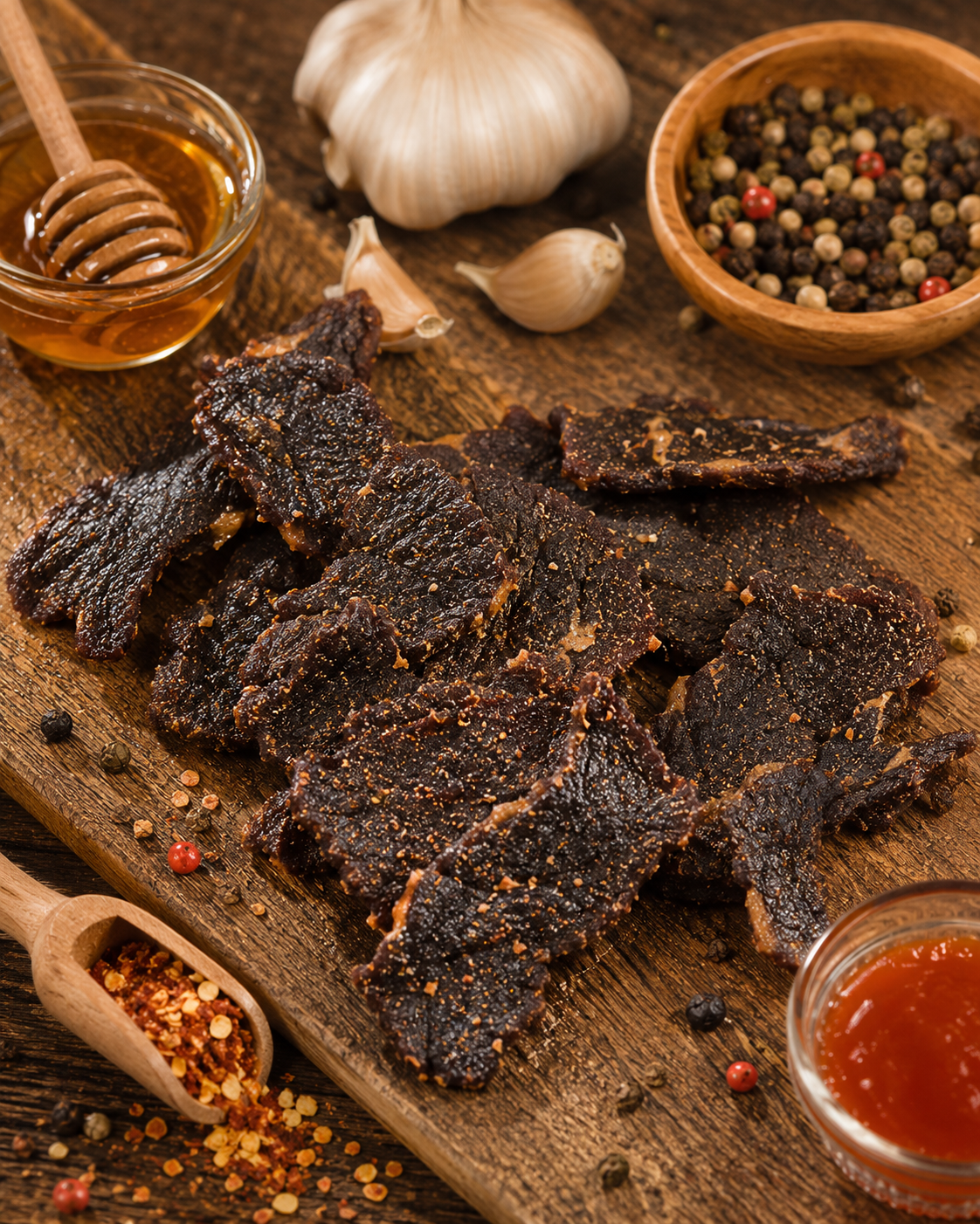 Honey Sriracha Beef Jerky