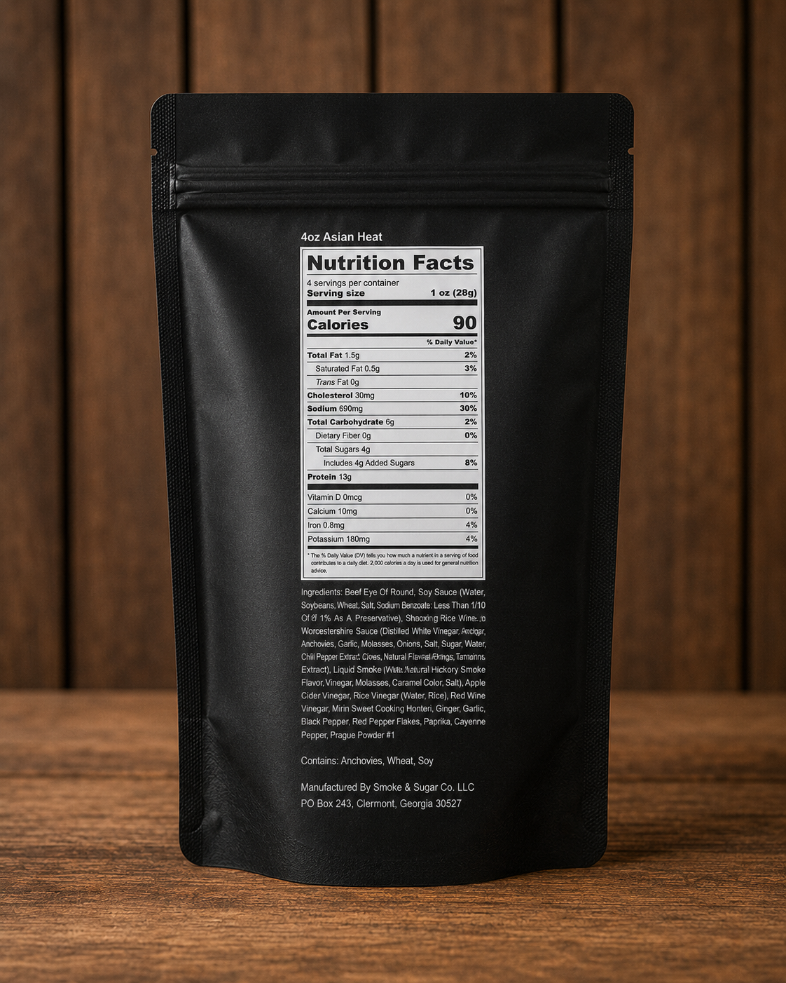 Asian Heat Beef Jerky
