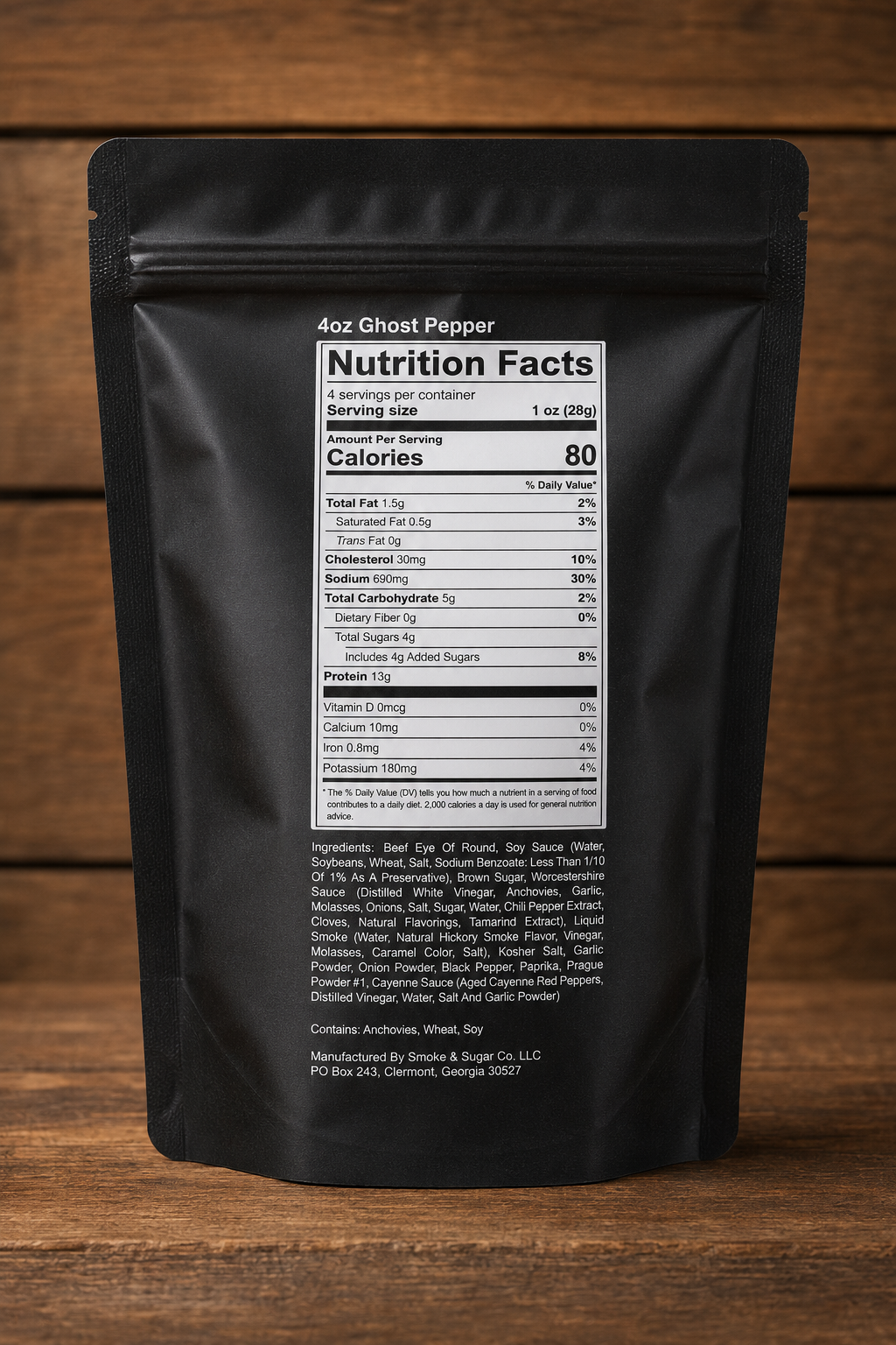 Ghost Pepper Jerky