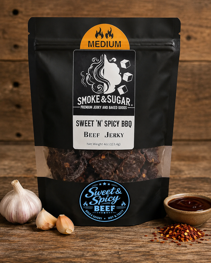 Sweet & Spicy BBQ Beef Jerky