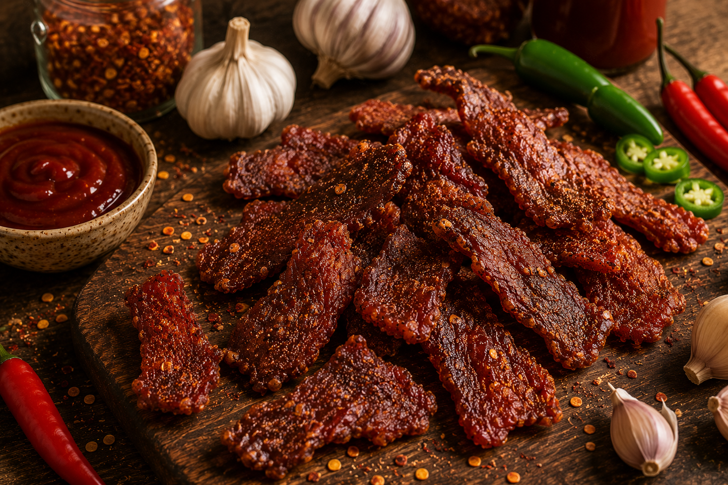 Sweet & Spicy BBQ Pork Jerky