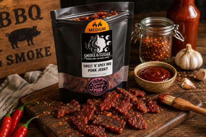 Sweet & Spicy BBQ Pork Jerky