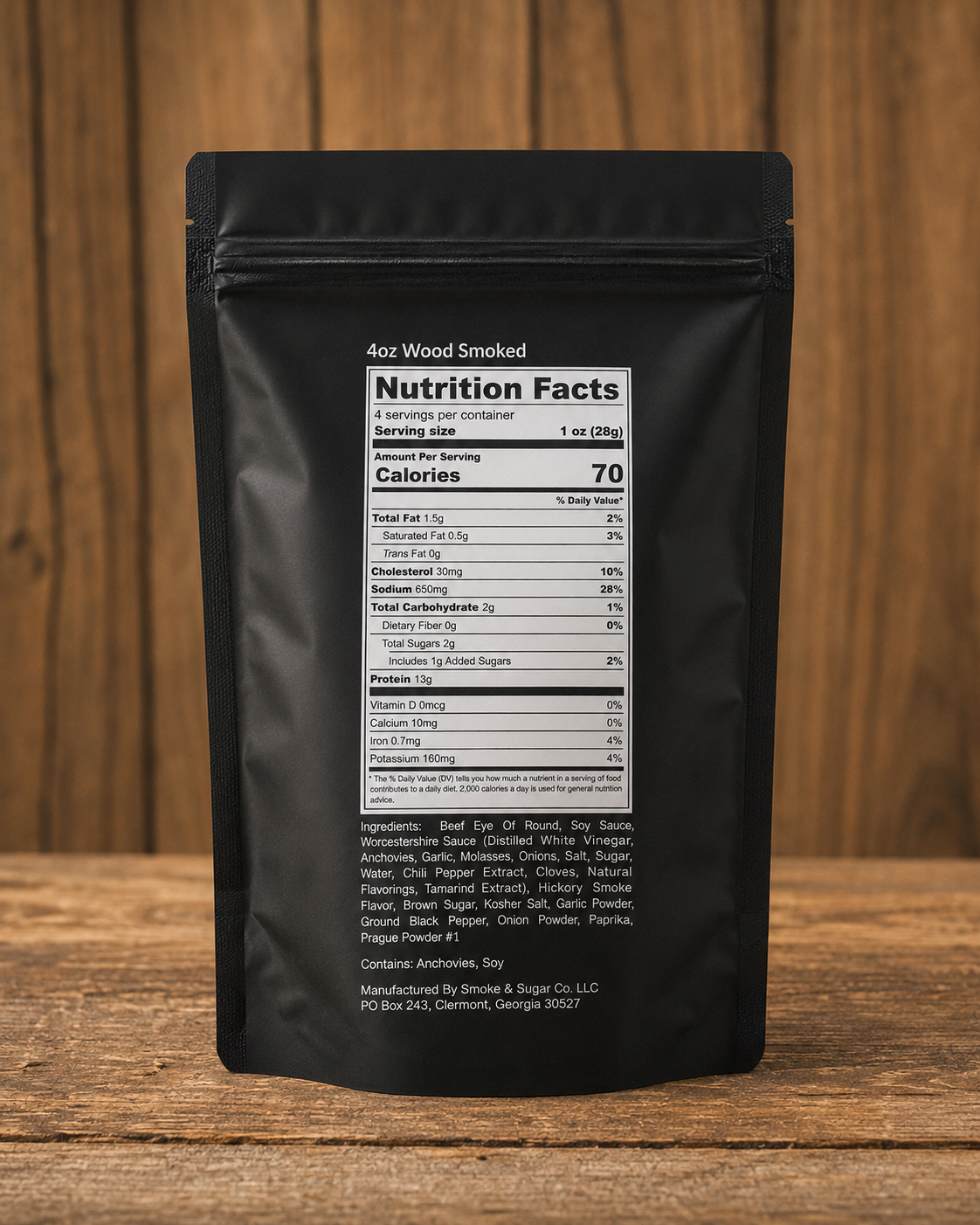 Wood Smoked Beef Jerky